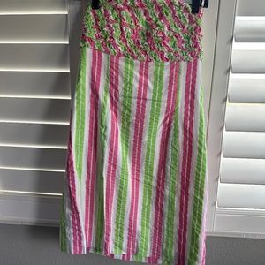 Lilly Pulitzer strapless dress